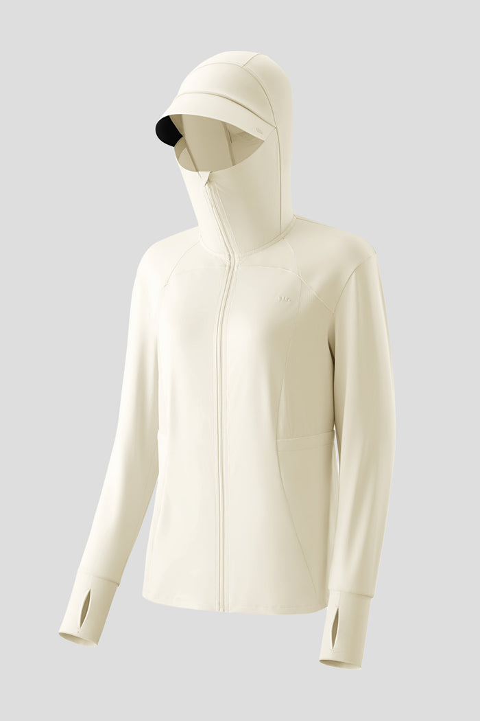 Women's Cinched Waist Sun Protection Jacket UPF 200+ AL009