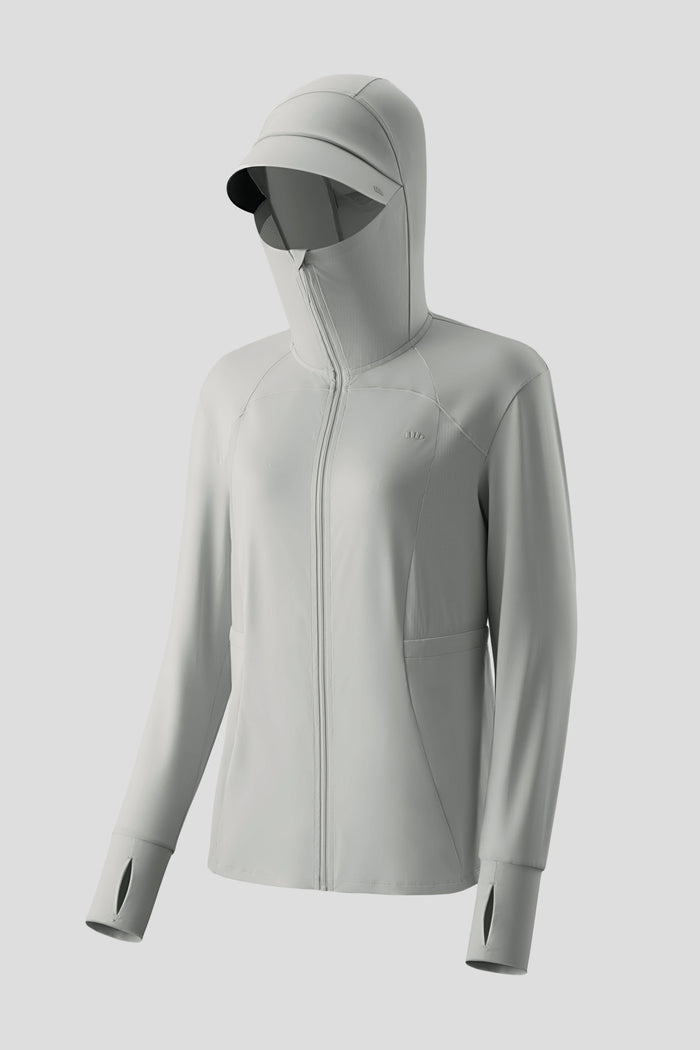 Women's Cinched Waist Sun Protection Jacket UPF 200+ AL009