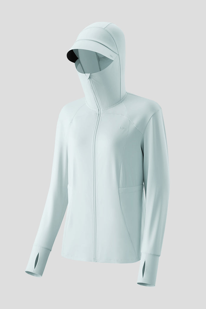 Women's Cinched Waist Sun Protection Jacket UPF 200+ AL009
