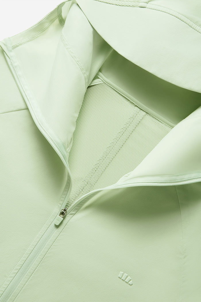 Women's Cropped Lightweight Sun Protection Jacket UPF 50+ TS004
