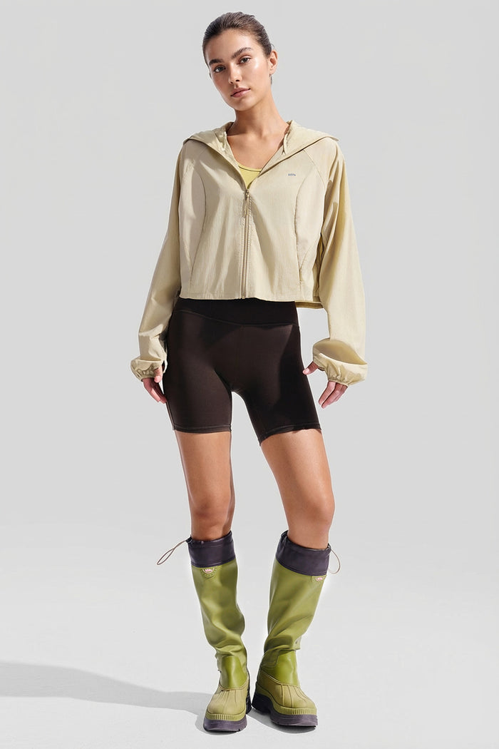 Women's Cropped Sun Protection Jacket UPF 100+ TS400