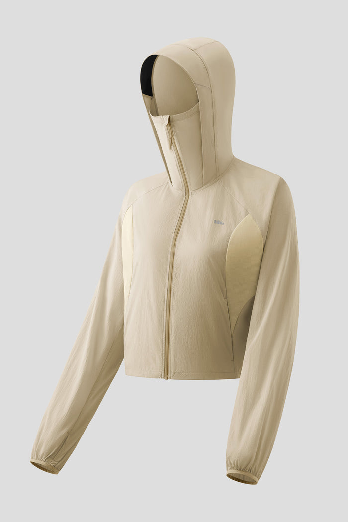 Women's Cropped Sun Protection Jacket UPF 100+ TS400
