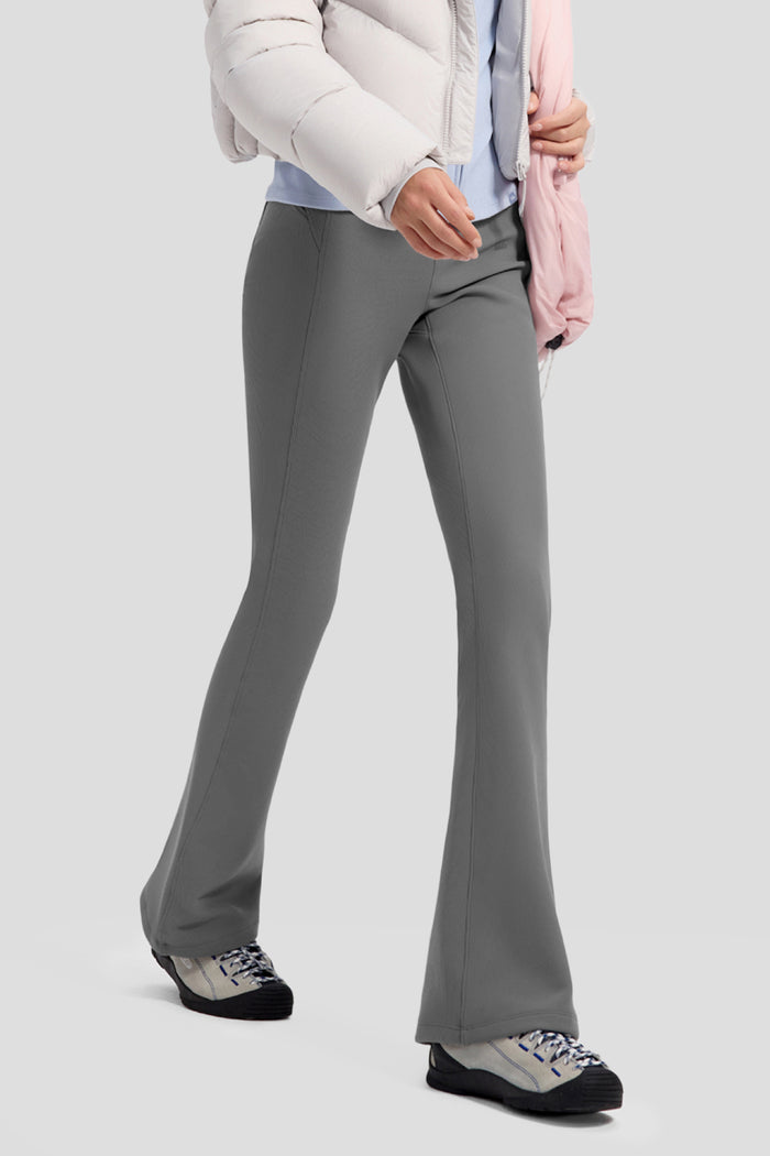 Women's High-Stretch Slight Flare Pants (High Warmth) EL015