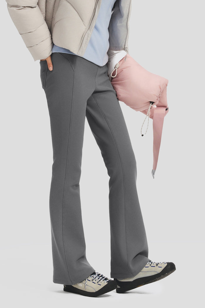 Women's High-Stretch Slight Flare Pants (High Warmth) EL015