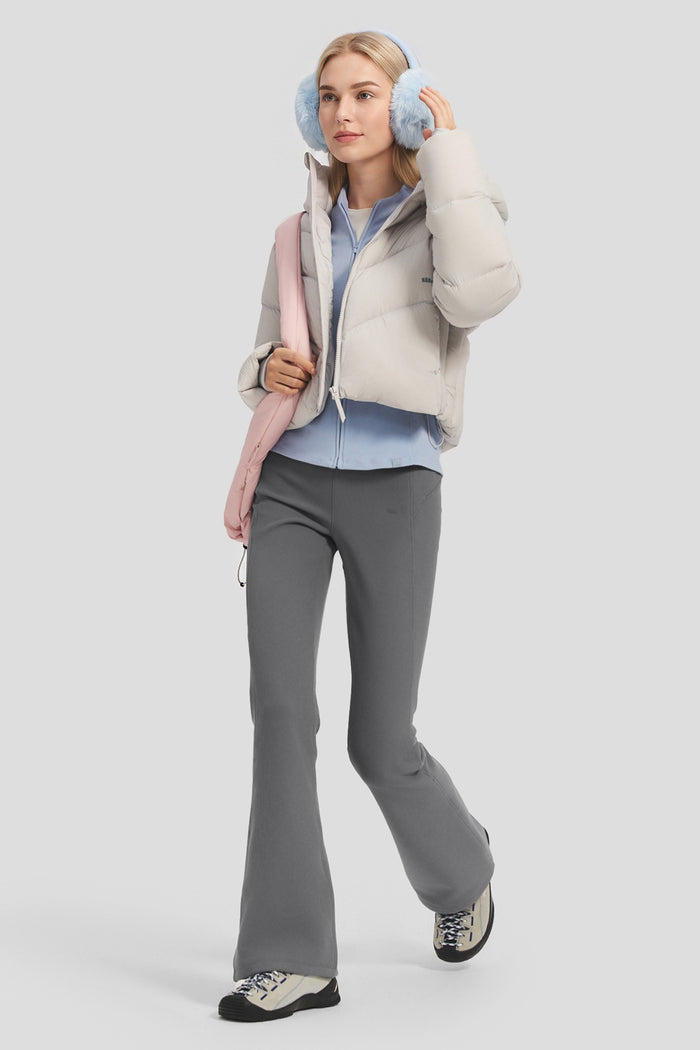 Women's High-Stretch Slight Flare Pants (High Warmth) EL015