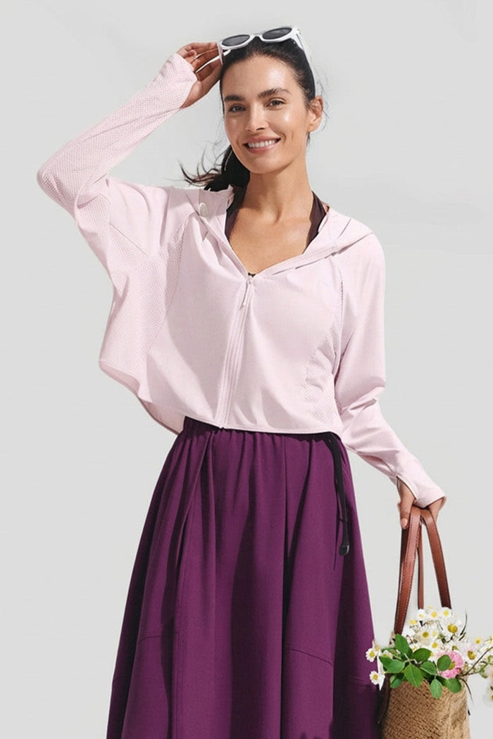 Women's Lightweight Shawl-Style Sun Protection Jacket UPF 100+ UL002