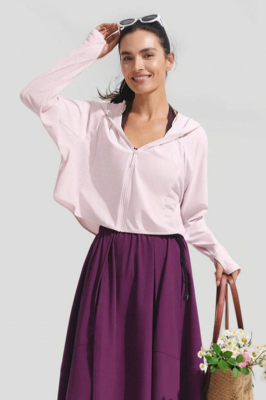 Women's Lightweight Shawl-Style Sun Protection Jacket UPF 100+ UL002