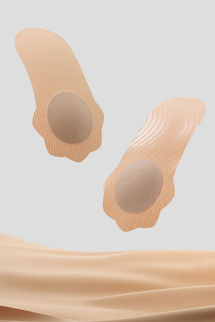 Women's Long U-Shape Breathable Disposable Nipple Covers 4 Pairs
