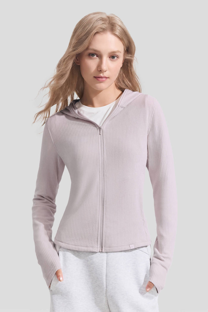 Women's Slim-Fit Fleece Sun Protection Jacket UV008
