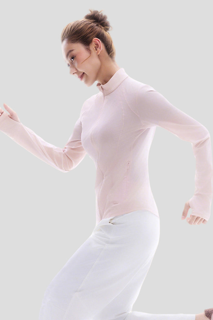 Women's Slim-Fit Sun Protection Jacket with Stand Collar UPF 50+ AL013