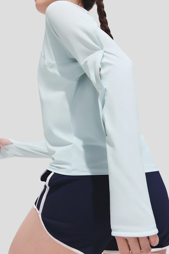 Women's Slim-Fit Sun Protection Long Sleeve Tee UPF 50+ AS003