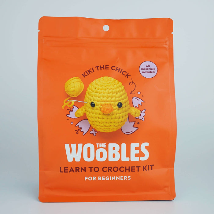 Woobles Beginner Crochet Kit - Kiki the Chick