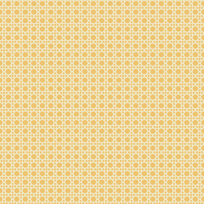 Yellow Caning Peel & Stick Wallpaper - EonShoppee
