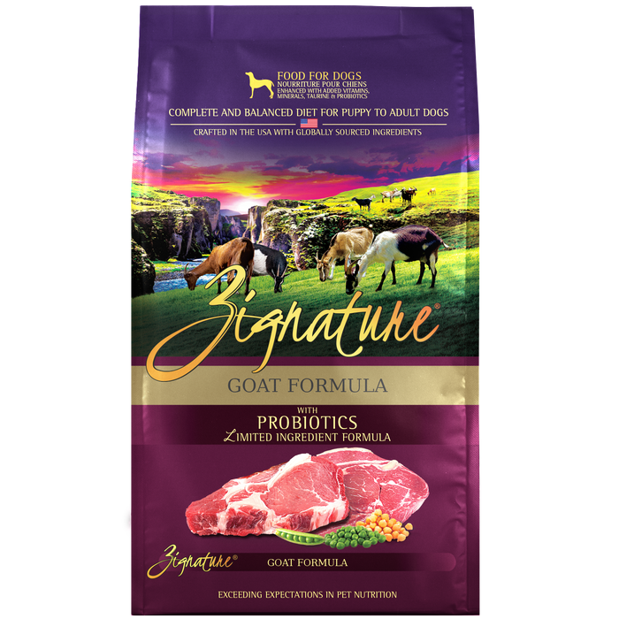 Zignature Goat Formula Dog Food