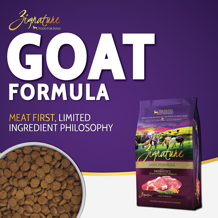Zignature Goat Formula Dog Food