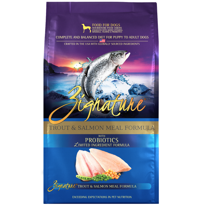 Zignature Trout and Salmon Meal Formula Dog Food