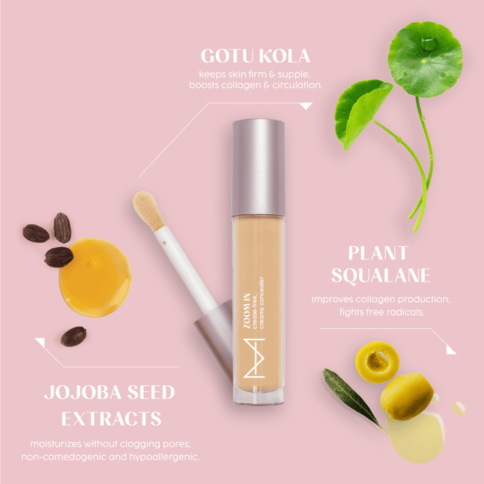 Zoom In Crease - Free, Creamy Concealer - M01 (Pink Undertone) - House Of Makeup